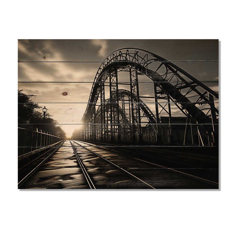 " Rollercoaster Shadow ", 30" H x 40" W x 0.78" D