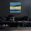  «Mountain Series 39» par Lorelle Rau, art mural en verre acrylique, 36 po x 36 po