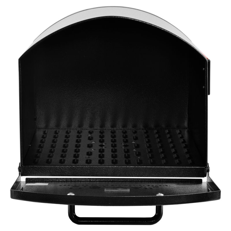 Boîte aux lettres en acier extra large Mail Boss Orca T4 - approuvé par Usps, Noir