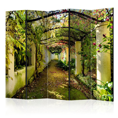 172 cm H Solid Wood Folding Room Divider