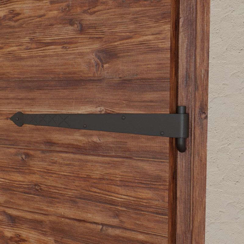 Charnière de porte simple h 1,25 po x l 14 po