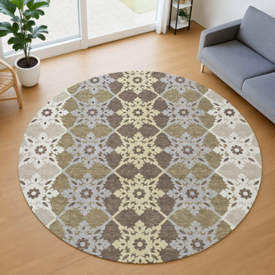 Tapis lavable à la machine intérieur / extérieur ACN2759 Chantille