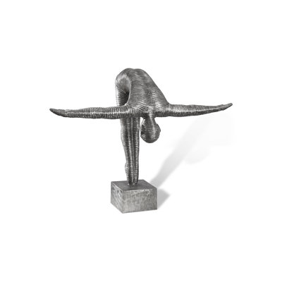 Statue pliante en aluminium