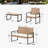 Armantine Darb Stylish 4-Person Wicker Patio Set-1913284872-1928201991