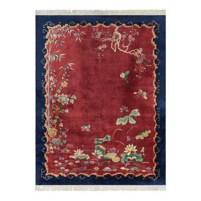 One-of-a-Kind 8’10x11’4 Hand Knotted Area Rug