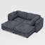 Canapé modulaire modulaire, siège de canapé convertible avec rangement, ensemble canapé-lit modulaire, combinaisons modulaires flexibles en tissu pour le salon (4 sièges)-132913945-132913944-132913949
