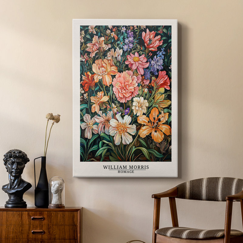 Wm Morris Series XVIII - galerie sur mesure, H 12 po x l 8 po