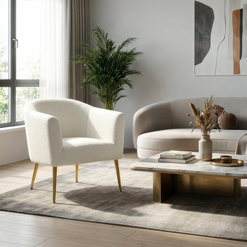 Chuhay Upholstered Barrel Chair