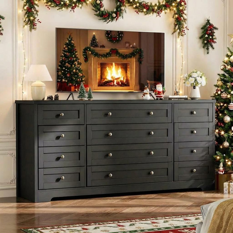 159.8cm W 12 - Drawer Chest of Drawers