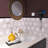 Interspace 10.63 in. x 12.01 in. Hexagon Polished Marble Mosaic Tile-60816618