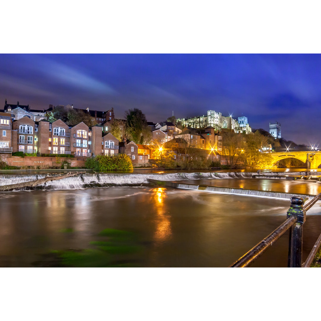 Durham Cathedral Fluss - Leinwandbild