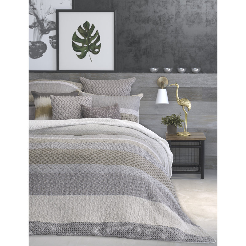 Ethan Cotton Quilt, King Quilt + 2 King Shams