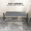 Outsunny Wooden Garden Bench 2 Seater 100 x 40 x 43 cm-800432988