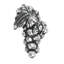 Bacchus grand bouton gauche en platine-116235476
