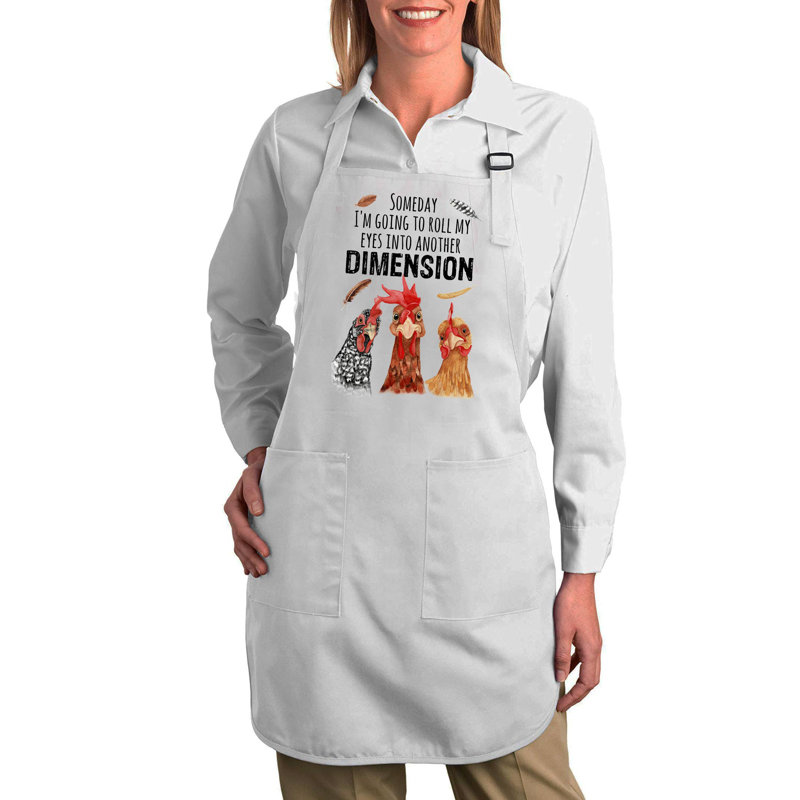No Pattern Cotton Bib Apron