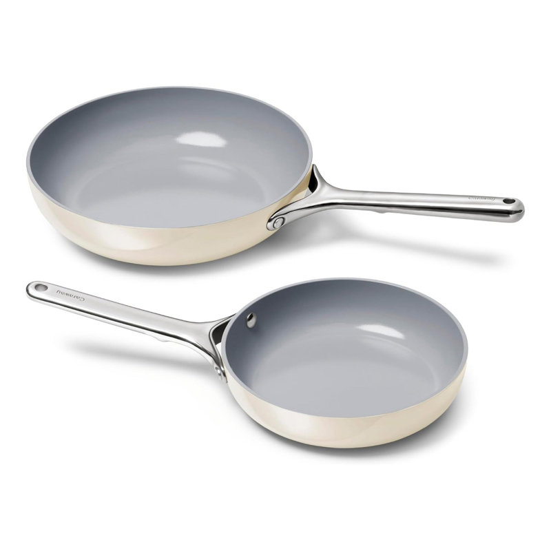 Duo de poêles à frire au carvi, crème, Cream