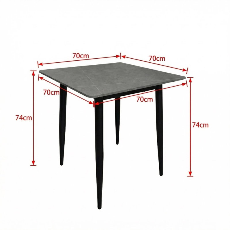 Stone Top Dining Table, Grey