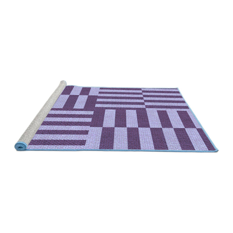 Striped Indoor Rug, Round 4'