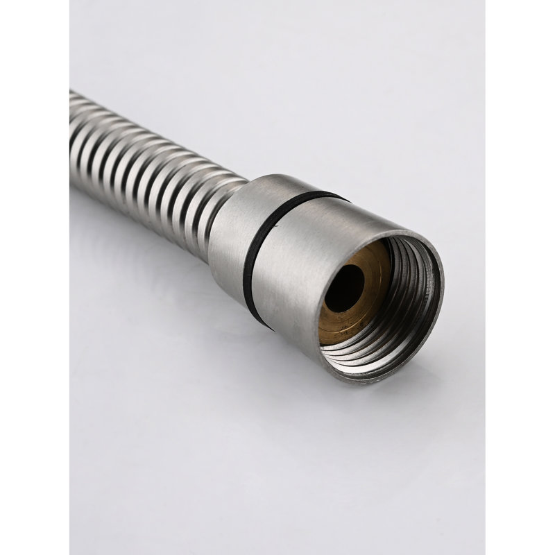 Brushed Nickel Ceiling Mounted Shower - 16" Head And Handheld Natural Rainfall Experience Duplication Self-cleaning Nozzle Corresponding To American Standard Bathroom