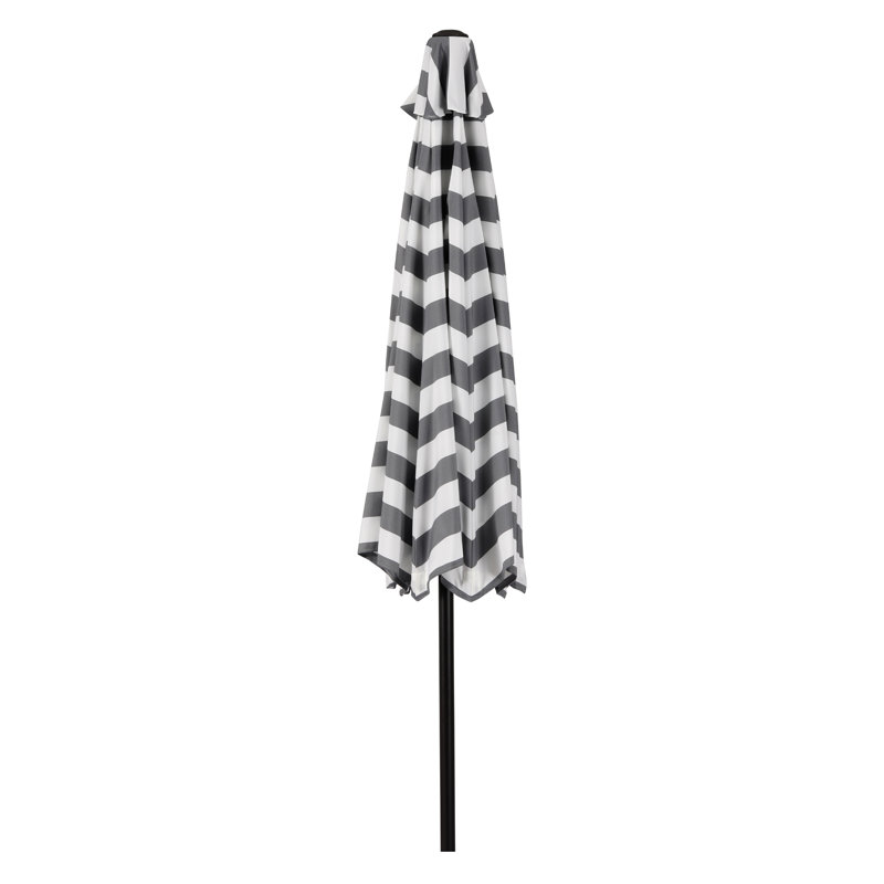 Parasol de marché 9 pi Pierpoint, Light Grey