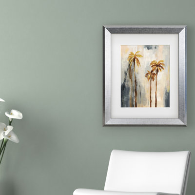 « palm trees i », métal imprimé