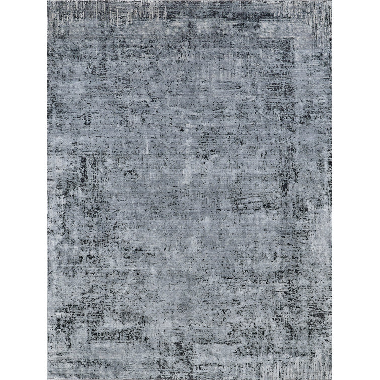 Intrigue Abstract Area Rug in Gray