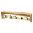 Nicola Solid Wood 5 - Hook Wall Mounted Coat Rack