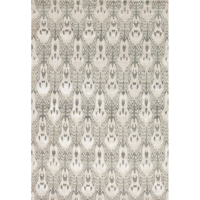 Jazz Wool & Viscose One-of-a-Kind 5.11 X 8.9 Hand Knotted Area Rug