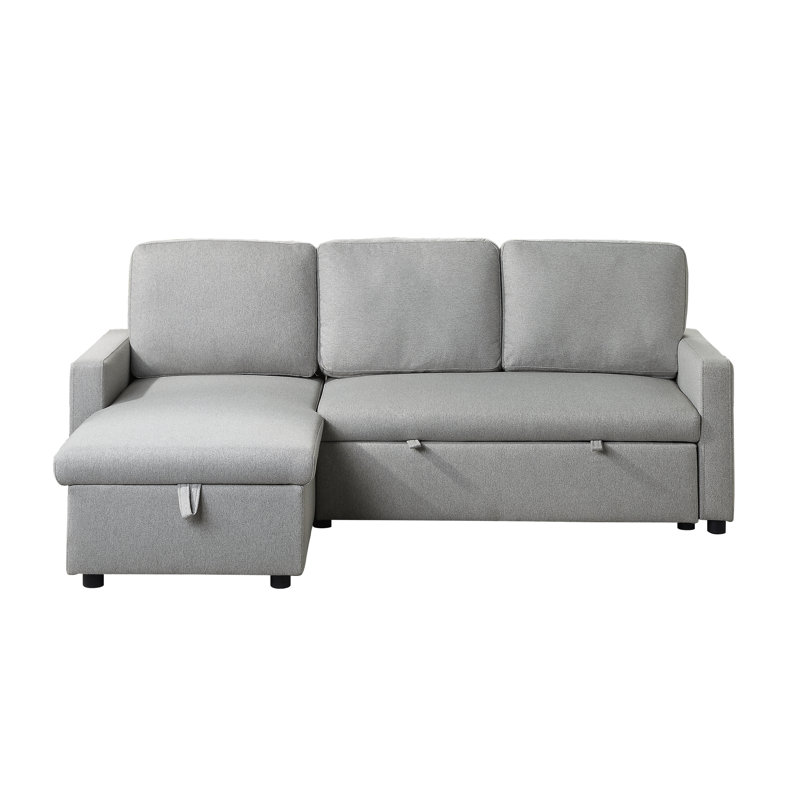 Upholstered L-Shaped Sectional Reversible