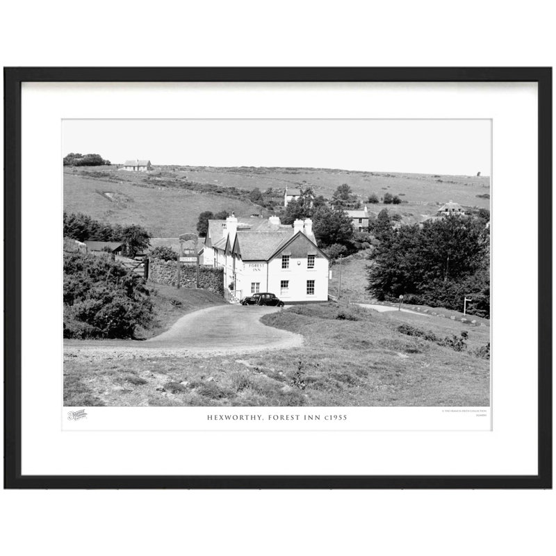 Hexworthy, Forest Inn C1955 - Single Picture Frame Print, 28cm H x 36cm W x 2.3cm D