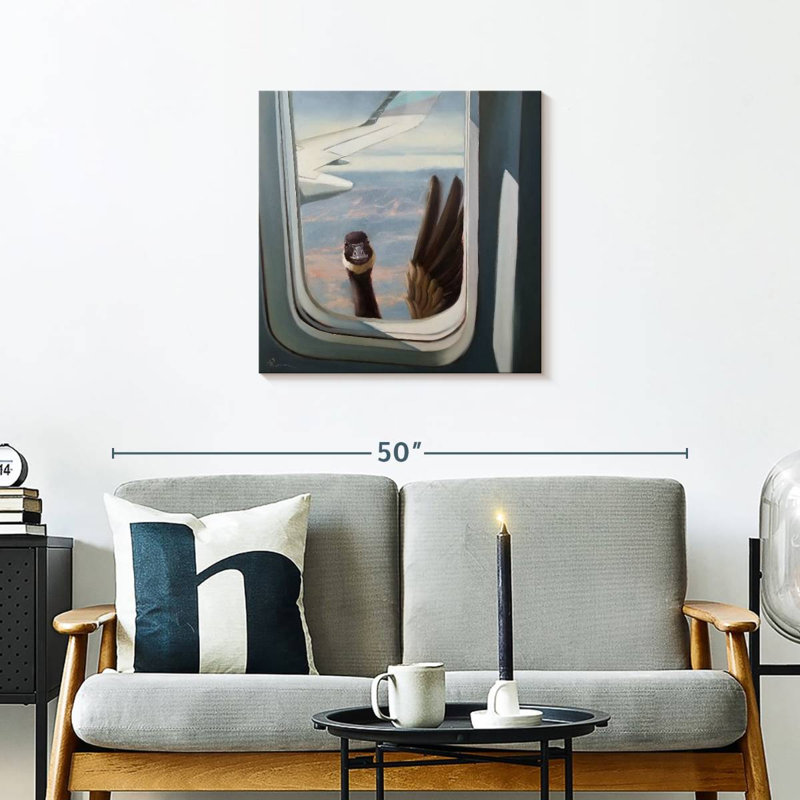 Brampt Friendly Skies, 24" H x 24" W