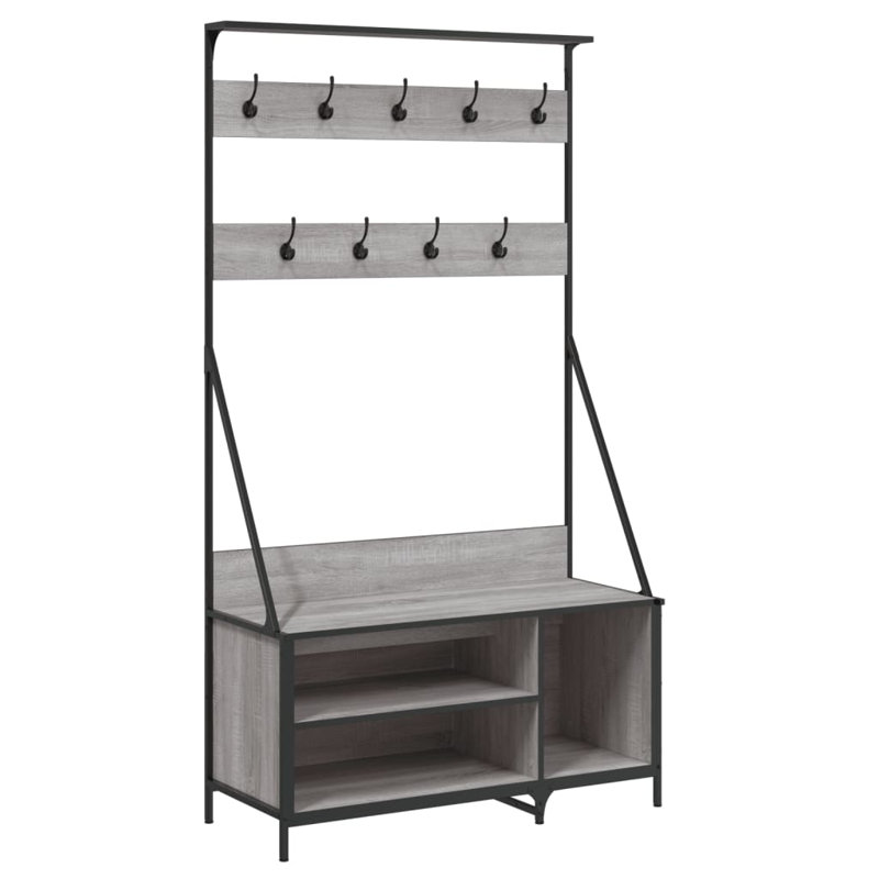 Elsmoriet 100cm Clothing Rack, Gray Sonoma