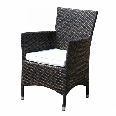 Patio Dining Armchair with Cushion
