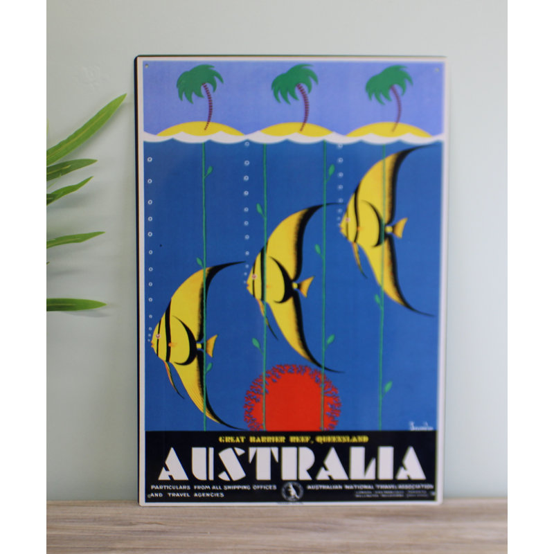 Retro Advertising Australia Fish Sign