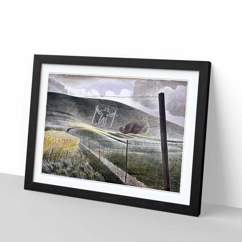 Eric Ravilious - Single Picture Frame Print, Black