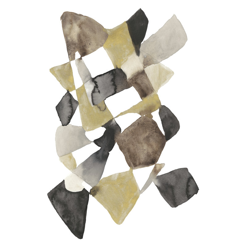 Mod In Neutrals II by Jennifer Goldberger - Wrapped Canvas Painting, 30cm H x 20cm W
