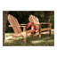 Chaise Adirondack en teck avec repose-pieds Lakeside