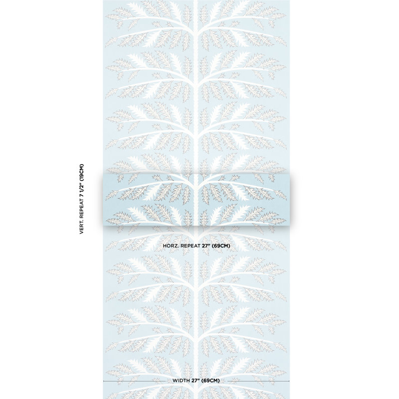 Papier peint Schumacher x Neisha Crosland Thistle, Minéral