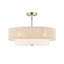 Lustre cylindrique semi-encastré à 4 lumières Reenat-343930388