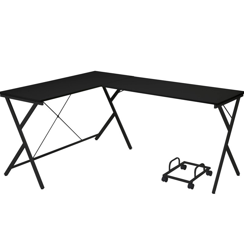 Dazenus Black Finish Computer Desk, Black