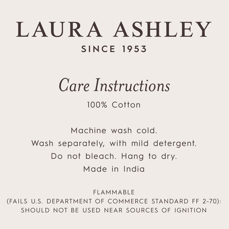 Tapis de bain en coton Laura Ashley Eloise, Simple - L 34 po x l 21 po, Gris