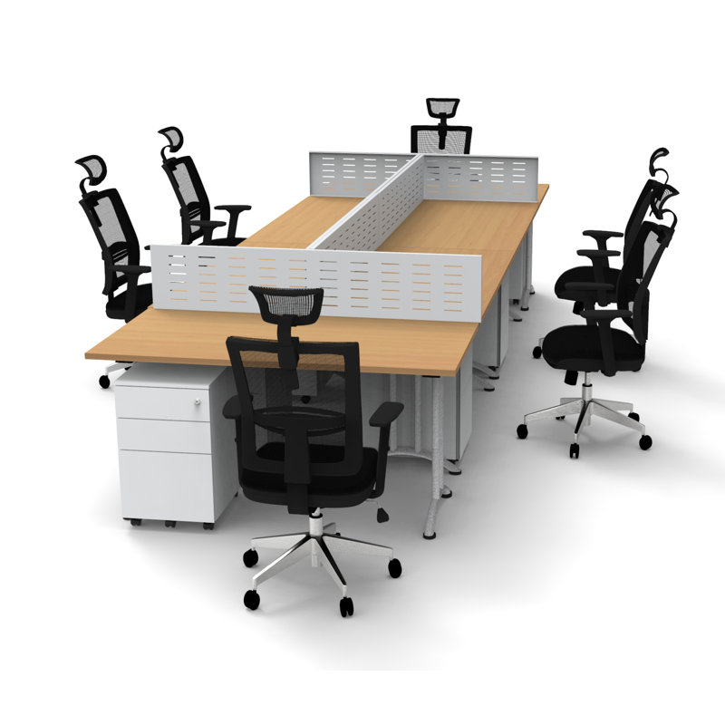 180'' Rectangle Conference Table, Natural Beech