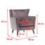 Ghita Velvet Wingback Chair-1566942942
