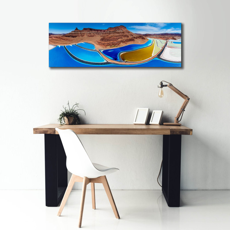 Art mural sur toile Epic Graffiti «Utah Moab Potash Ponds» par Epic Portfolio