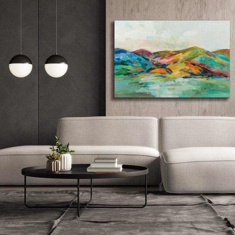  «California Spring» par Silvia Vassileva, art mural sur toile, 60 po x 40 po