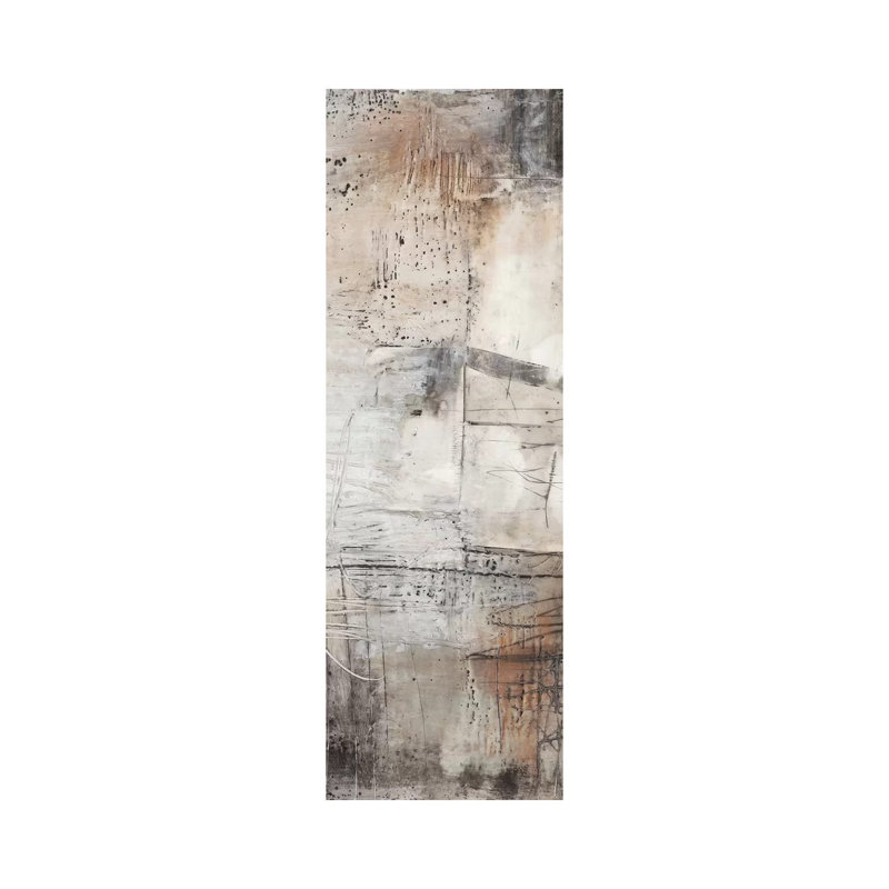 Black, White & Bronze I by Jennifer Goldberger - Wrapped Canvas Panoramic Print, 121.92 cm H x 40.64 cm W x 3.175 cm D