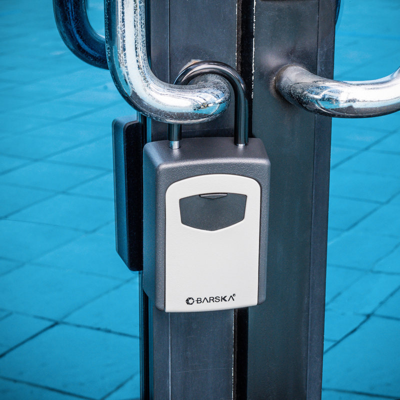 Combination Key Lock Box with Door Hanger and Wall Mount