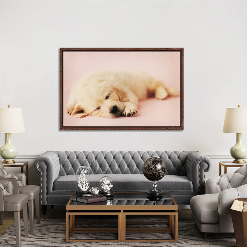 Samuel 1 Piece Wall Art on Canvas, 152.5 cm H x 101.5 cm W, Classic Brown Wood Framed