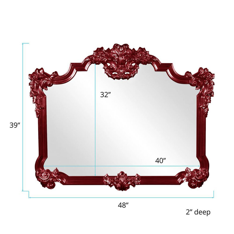 Mirror, Burgundy