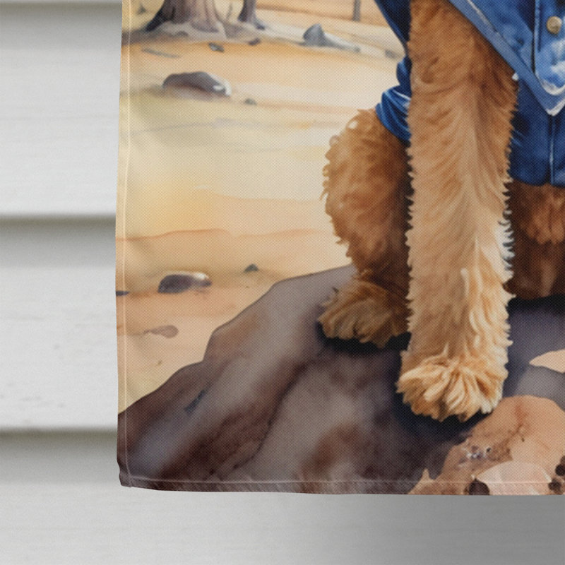 Drapeau Cowboy Welcome House, Lakeland Terrier